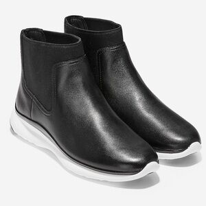 Cole Haan Black Zerogrand Ankle Boots